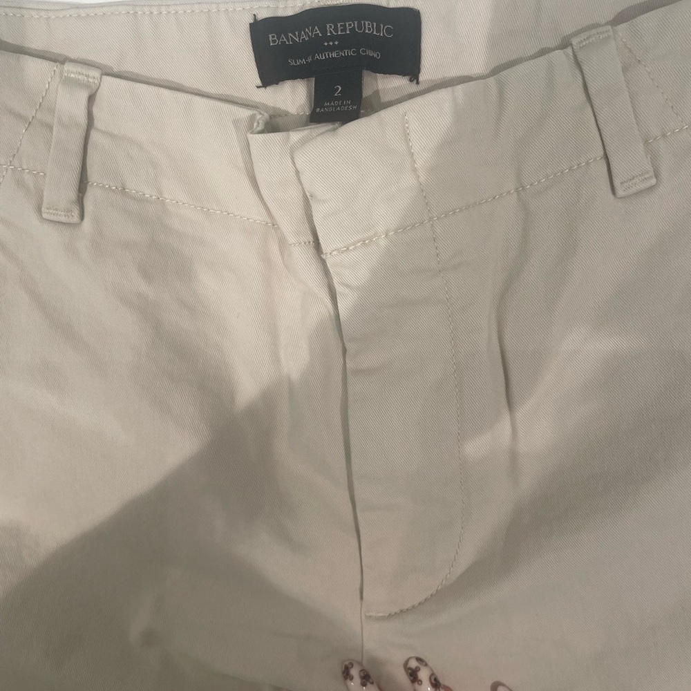 Banana Republic Light Beige Trousers